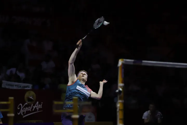 BWF World Tour Finals: Jonatan Christie Kalah Dua Gim Berturut-turut dari Anders Antonsen