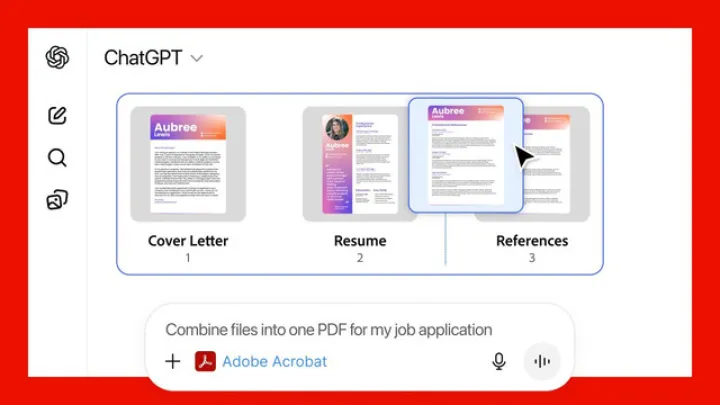 ChatGPT Kini Bisa Jalankan Aplikasi Adobe untuk Edit Foto hingga PDF