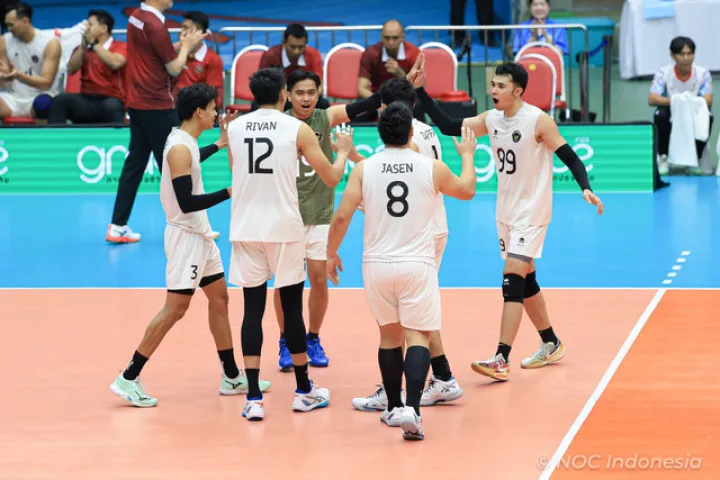 Tim Voli Putra Indonesia Raih Medali Perak SEA Games 2025 Usai Takluk dari Thailand