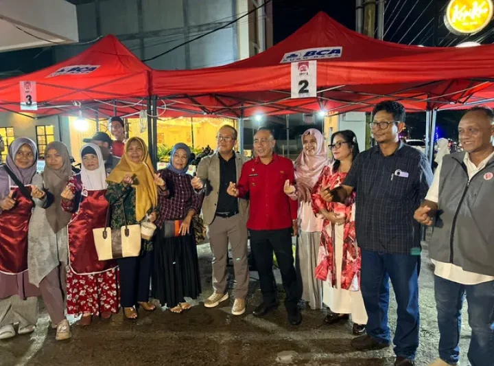 Bupati Kubu Raya Libatkan Bank Kalbar dan BCA di Pusat Kuliner Serdam