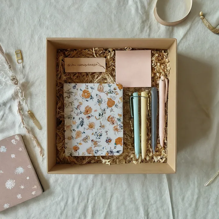 Hampers alat tulis estetik untuk pelajar atau pekerja