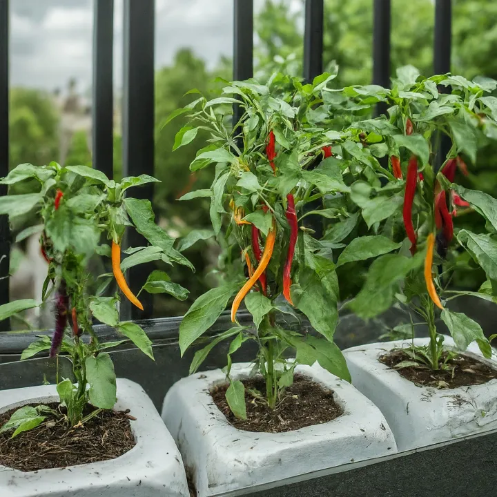 kebun cabai modular box styrofoam