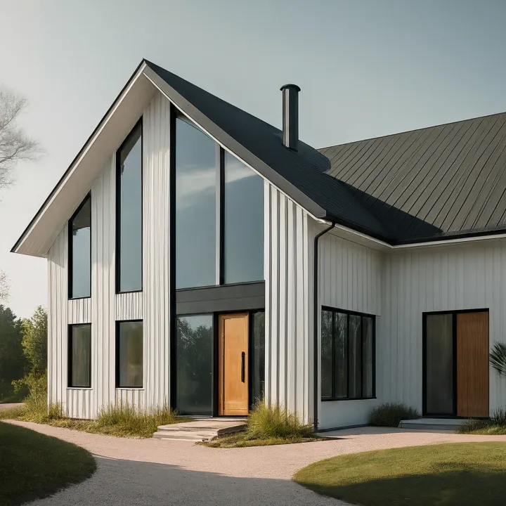 Gambar rumah minimalis model Eropa gaya Skandinavia modern