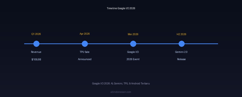Timeline Google I/O 2026