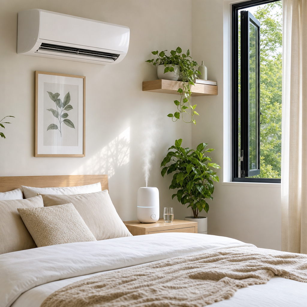 Tips sehat tidur dengan AC di kamar tidur yang nyaman
