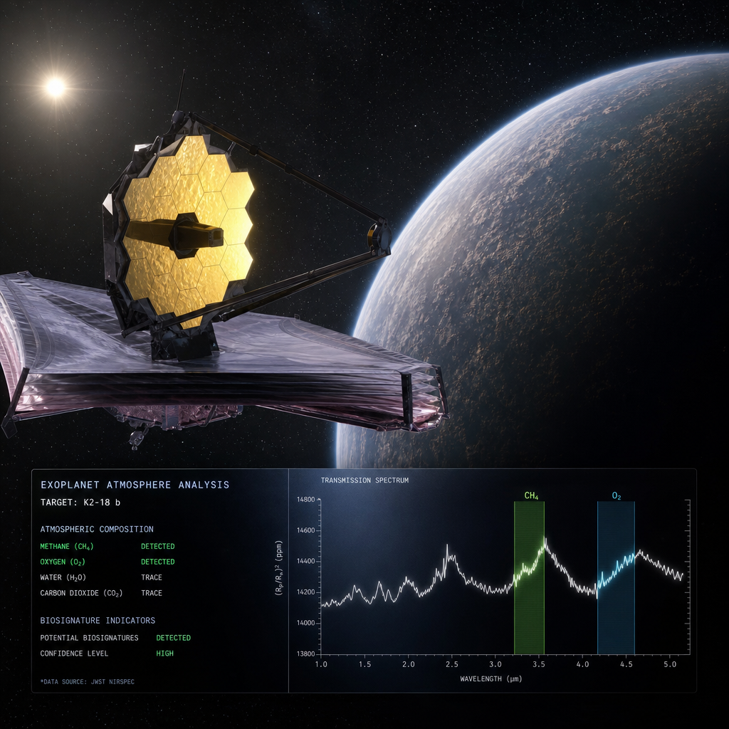 JWST menganalisis atmosfer exoplanet