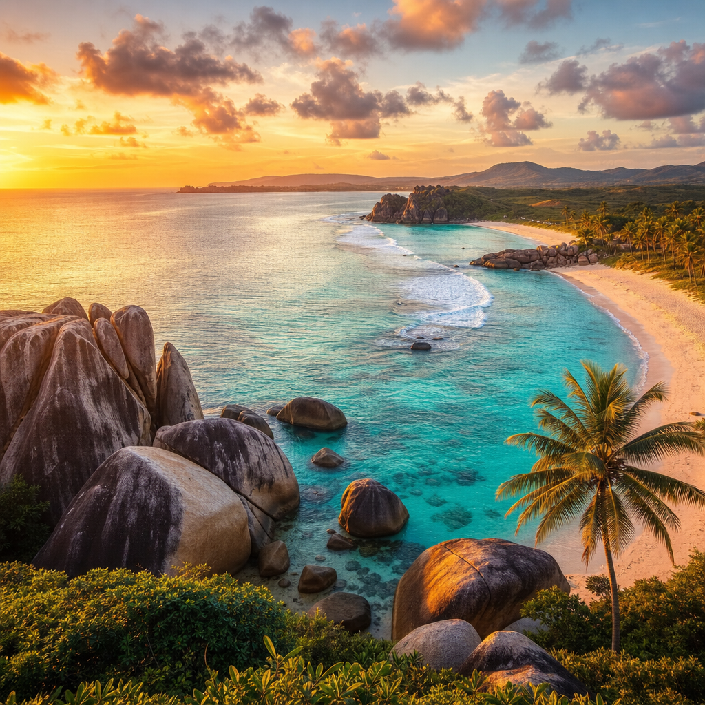Pantai Tanjung Tinggi Belitung dan Nihiwatu Sumba
