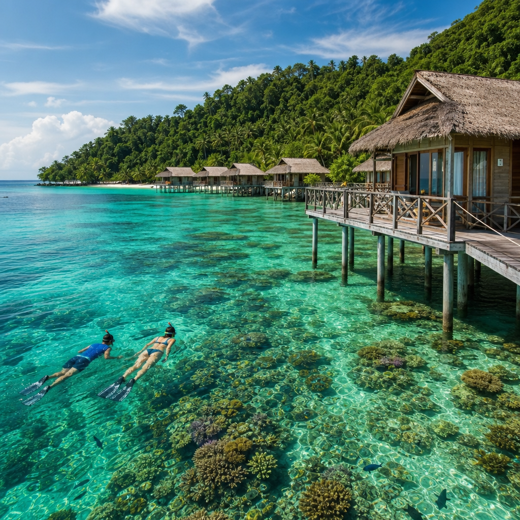 Pantai Ora Maluku dan Derawan Kalimantan Timur