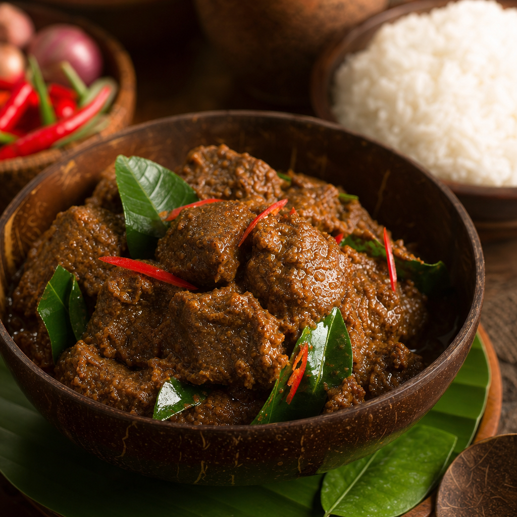 Rendang sederhana untuk masakan rumahan