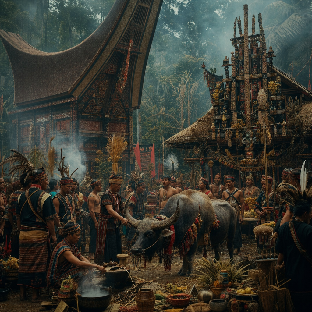 Tiwah Dayak dan Rambu Solo Toraja