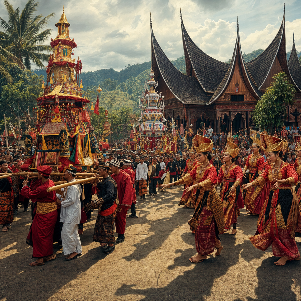 Tradisi Tabuik Pariaman dan Merdang Merdem Karo