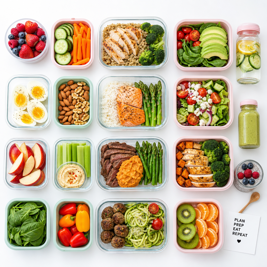 Contoh meal plan harian untuk diet sehat