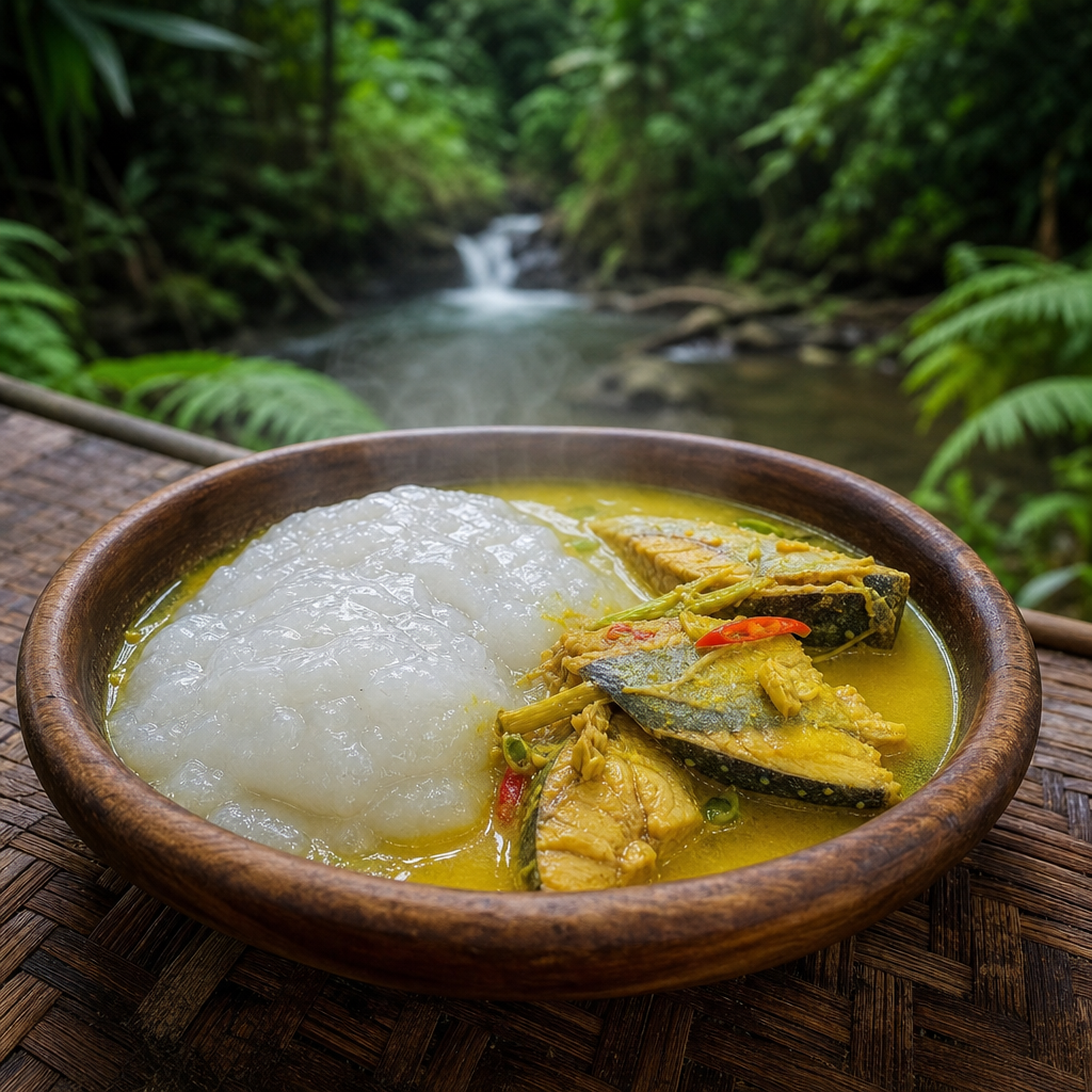 Papeda dan masakan khas Papua Indonesia Timur