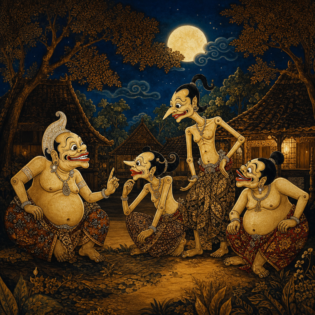 Semar Gareng Petruk Bagong dalam pewayangan Jawa